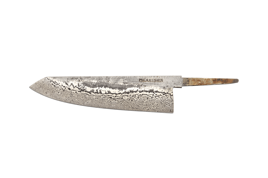 Fleur de Lys Damascus Gyuto-15 210mm (Blade Only) - Kakushin