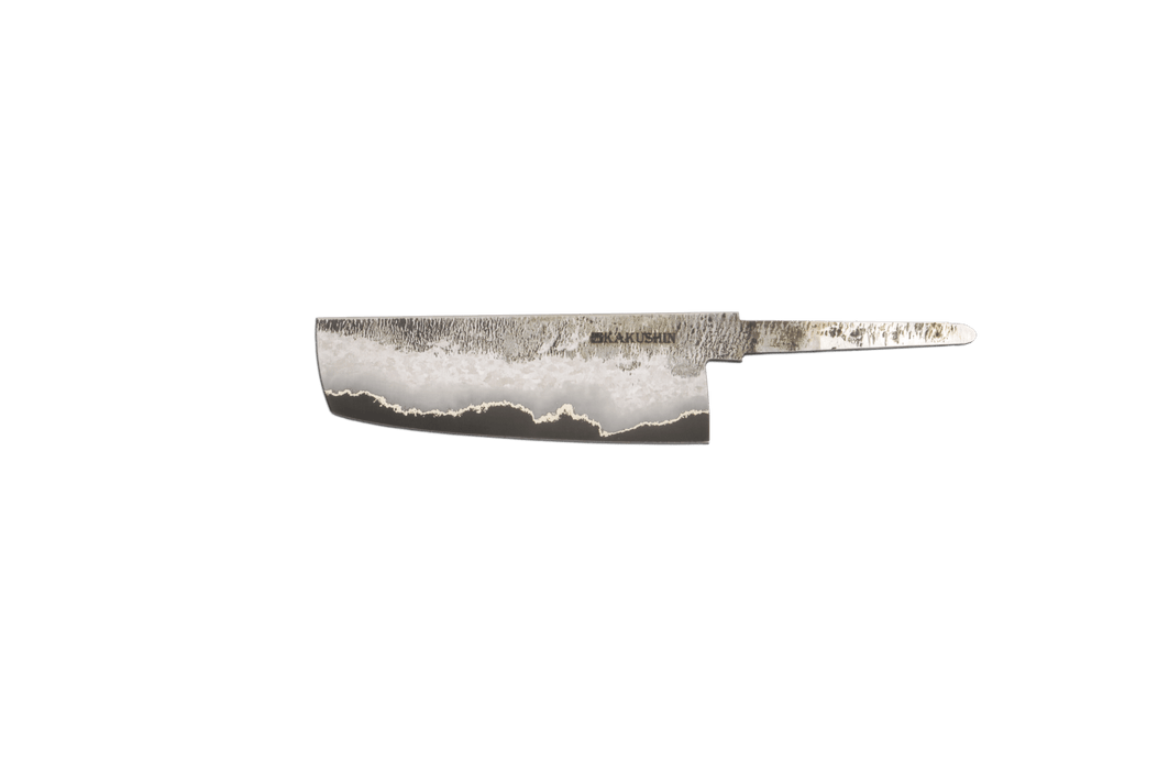Fleur de Lys Nickel San-Mai Nakiri-3 128mm (Blade Only) - Kakushin