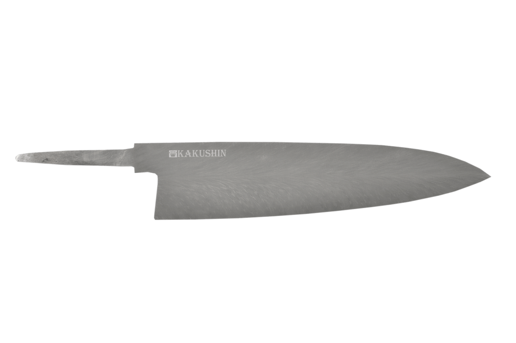 Forged Black Fethear Damascus 52100 Gyuto 210mm (Blade Only) - Kakushin