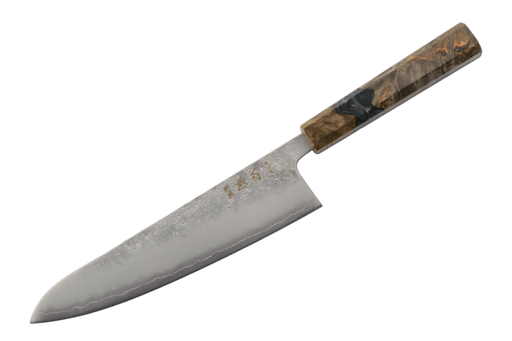 Ginrei Silver3 Nashiji Birch & Epoxy Gyuto 210mm - Kakushin