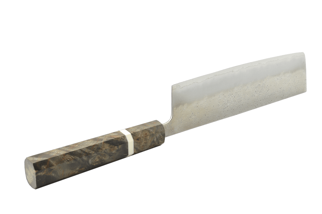 Ginrei Silver3 Nashiji Birch Nakiri 160mm - Kakushin