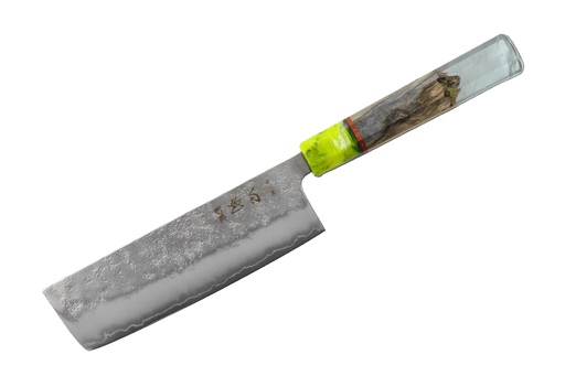 Ginrei Silver3 Nashiji Custom Nakiri 160mm - Kakushin