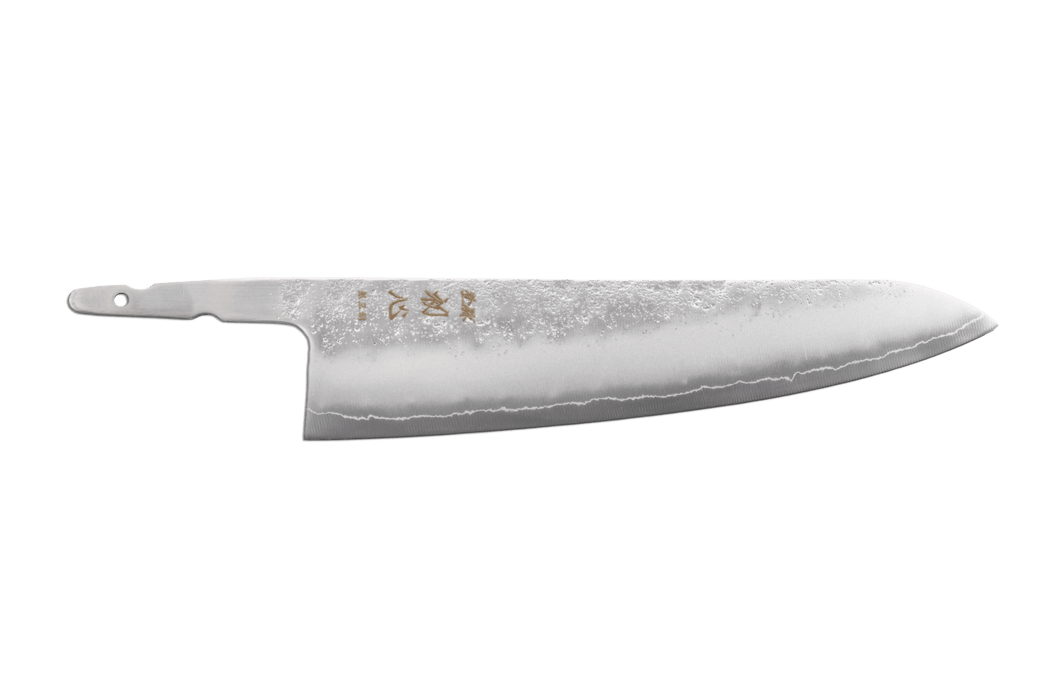 Ginrei Silver3 Nashiji Gyuto 210mm (Blade Only) - Kakushin