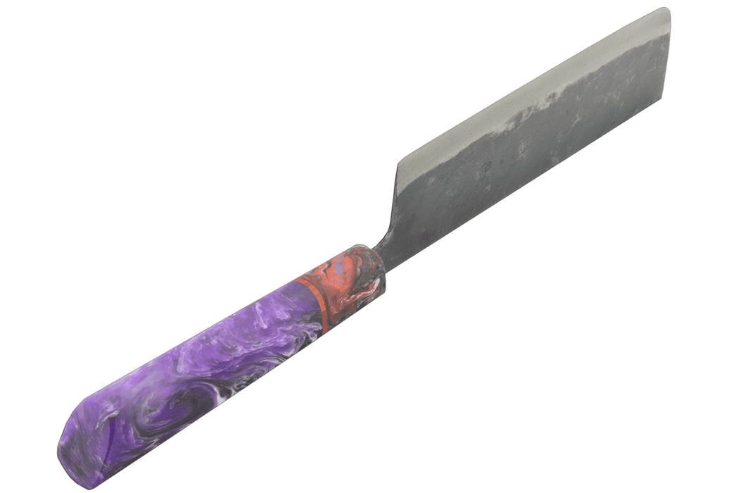 Hamatogi Custom Purple Swirl AO2 Nakiri 165mm - Kakushin