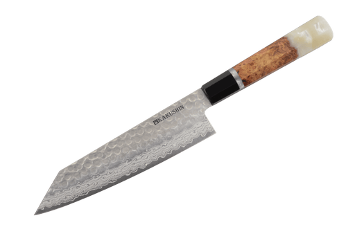Hanmā Custom Amboyna Bunka 180mm - Kakushin