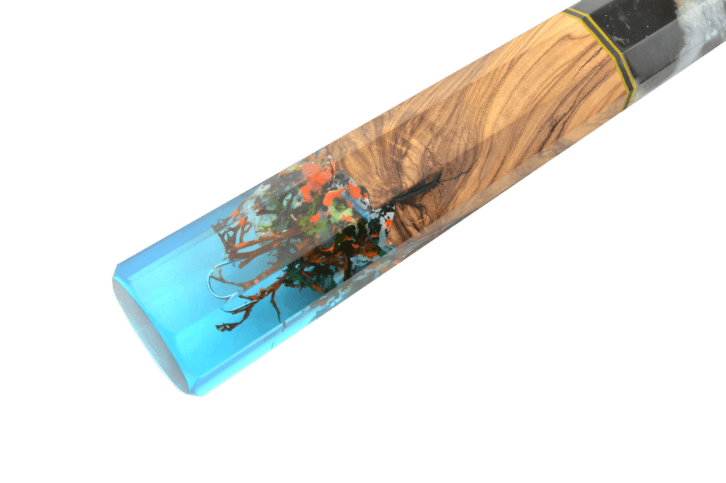 Hanmā Custom Fish Hook Sujihiki 240mm - Kakushin