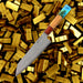 Hanmā Custom Gold Bars Bunka 180mm - Kakushin