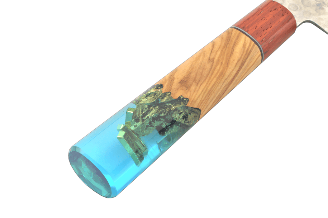Hanmā Custom Gold Bars Bunka 180mm - Kakushin
