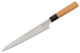 Hatsukokoro 1K6 Teak & Horn Bread Knife 240mm - Kakushin
