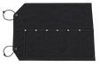 Hatsukokoro Black Waxed Canvas Knife Roll (5 Slots) - Kakushin