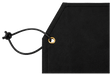 Hatsukokoro Black Waxed Canvas Knife Roll (5 Slots) - Kakushin