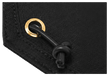 Hatsukokoro Black Waxed Canvas Knife Roll (5 Slots) - Kakushin
