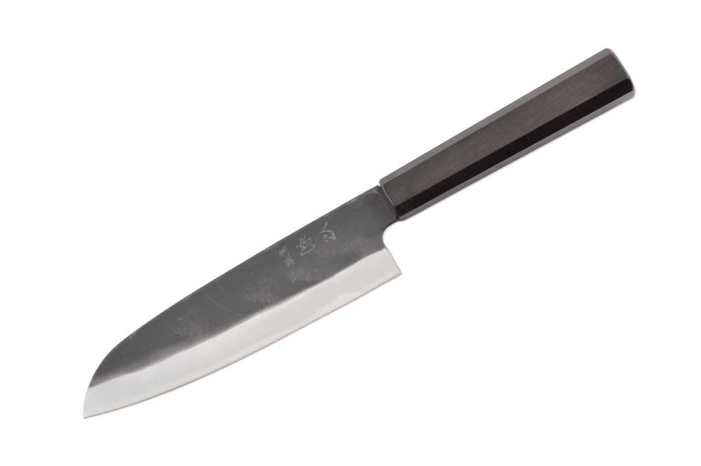 Hatsukokoro Blue 2 Ebony Kurouchi Santoku 180mm