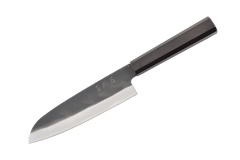 Hatsukokoro Blue 2 Ebony Kurouchi Santoku 180mm