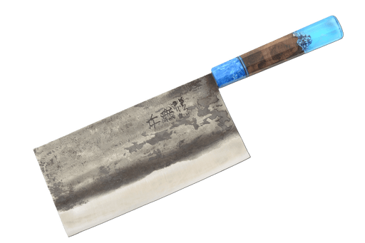 Hatsukokoro Custom Epoxy Sentan Kurouchi Cleaver 190mm - Kakushin