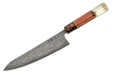 Hatsukokoro Hikari Damascus SLD Custom Bubinga Gyuto 210mm - Kakushin