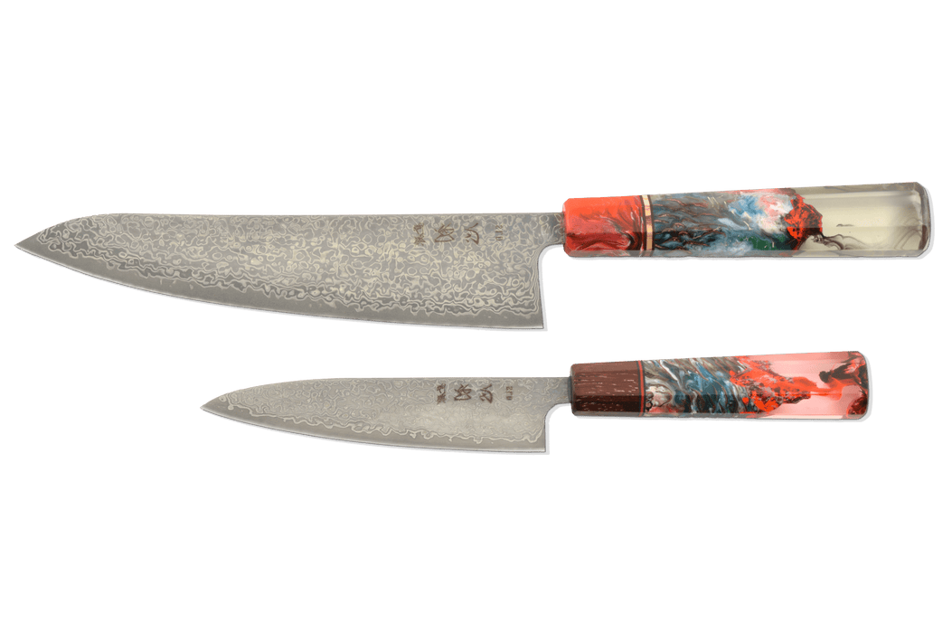 Hatsukokoro Hikari Damascus SLD Custom Duo - Kakushin