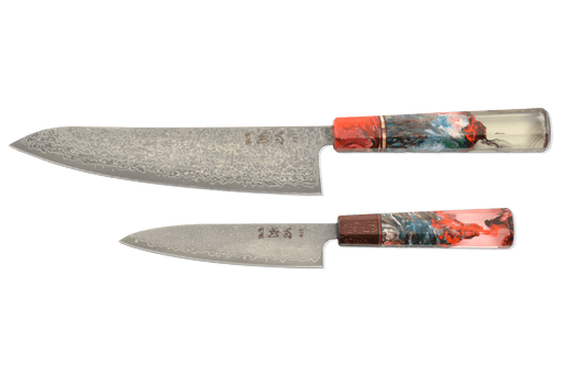 Hatsukokoro Hikari Damascus SLD Custom Duo - Kakushin