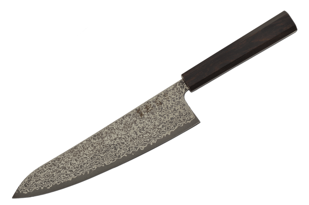 Hatsukokoro Hikari Damascus SLD Ebony Gyuto 210mm