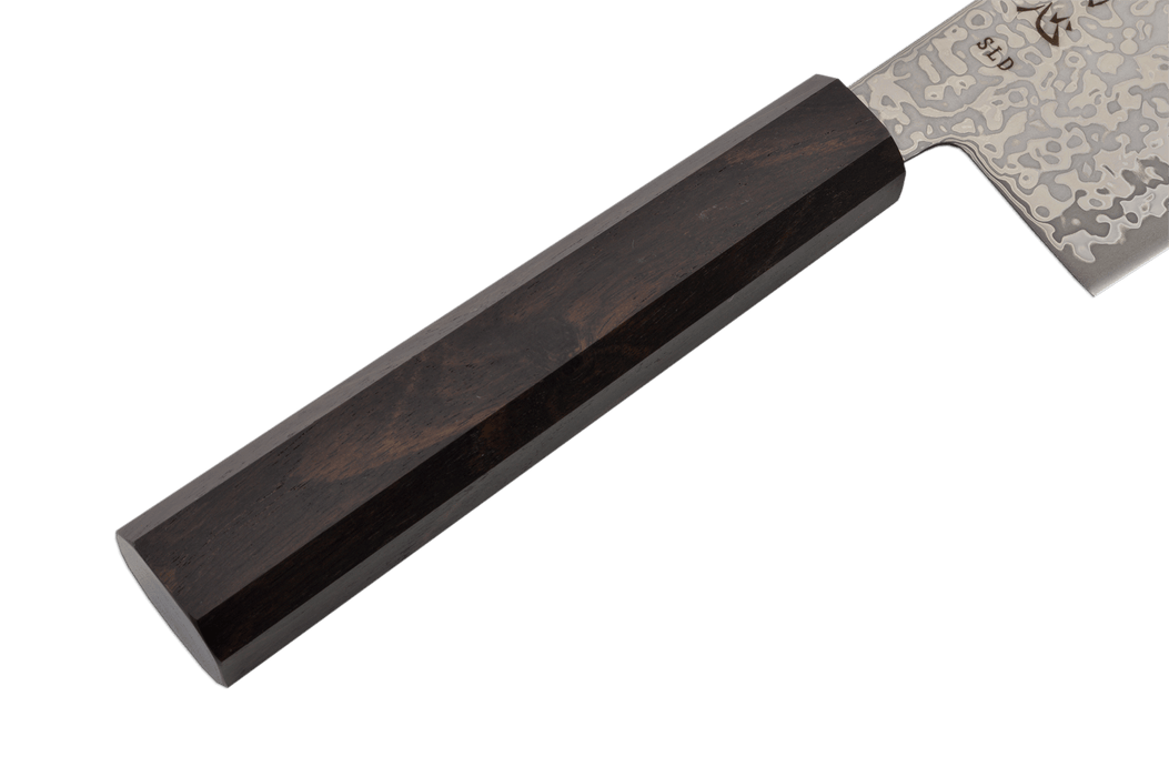 Hatsukokoro Hikari Damascus SLD Ebony Nakiri 170mm - Kakushin