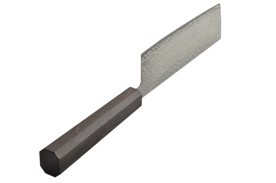 Hatsukokoro Hikari Damascus SLD Ebony Nakiri 170mm - Kakushin