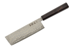 Hatsukokoro Hikari Damascus SLD Ébène Nakiri 170mm