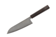 Hatsukokoro Hikari Damascus SLD Ebony Santoku 170mm - Kakushin