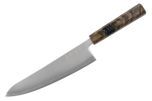Hatsukokoro Hikari SLD Birch & Epoxy Gyuto 210mm - Kakushin