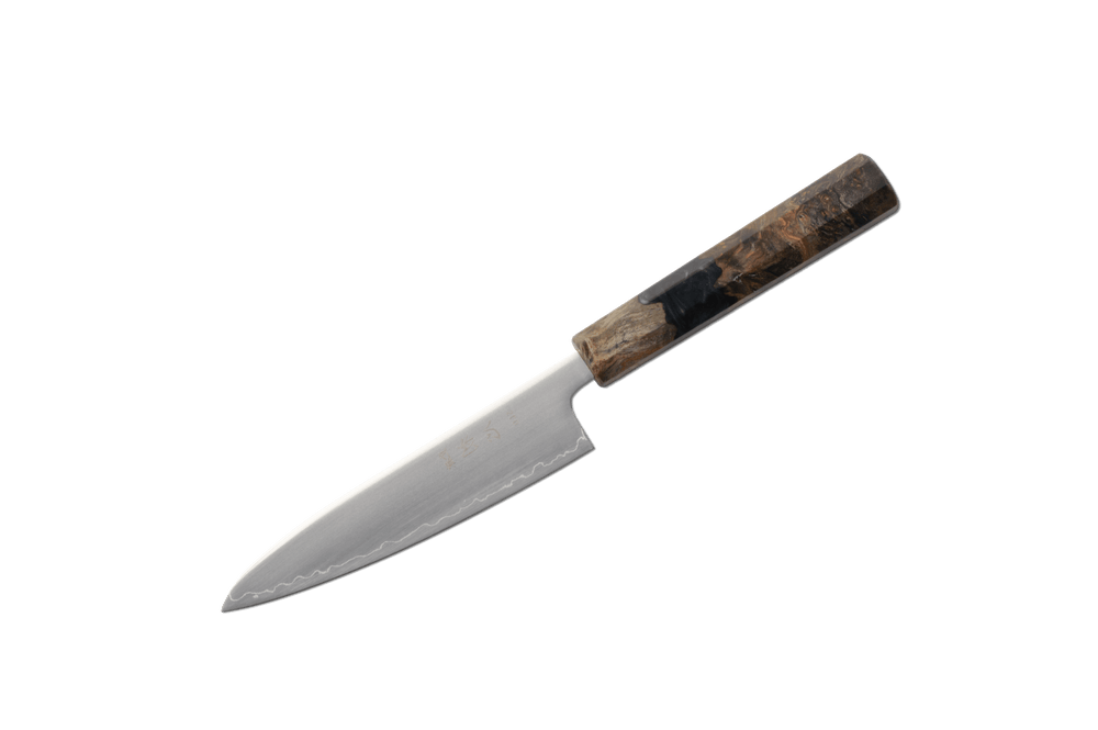 Hatsukokoro Hikari SLD Birch & Epoxy Petty 130mm