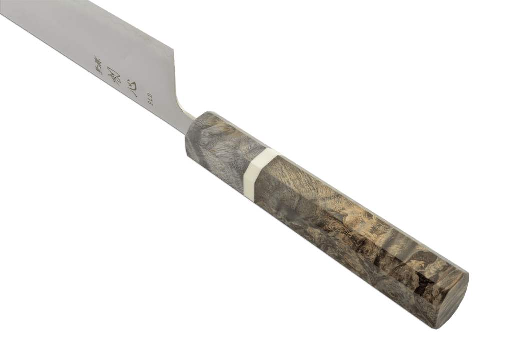 Hatsukokoro Hikari SLD Birch Gyuto 210mm - Kakushin