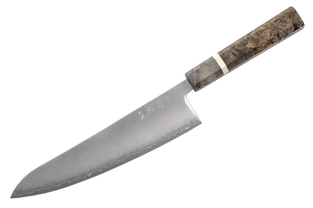 Hatsukokoro Hikari SLD Birch Gyuto 210mm - Kakushin