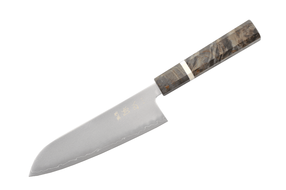 Hatsukokoro Hikari SLD Santoku en bouleau 170 mm