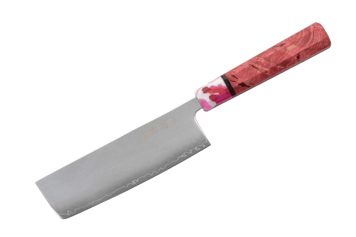 Hatsukokoro Hikari SLD Custom Red Nakiri 165mm - Kakushin