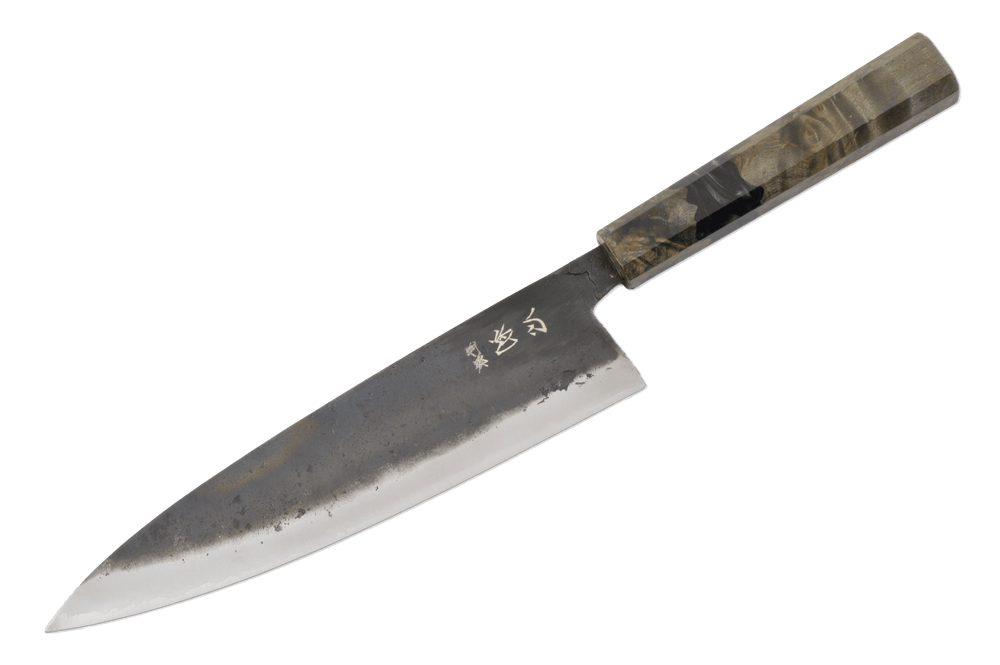 Hatsukokoro Kurogane Birch & Epoxy Gyuto 210mm