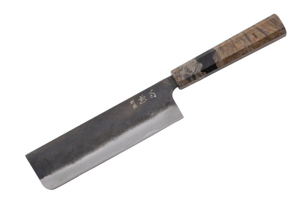 Hatsukokoro Kurogane Birch & Epoxy Nakiri 165mm