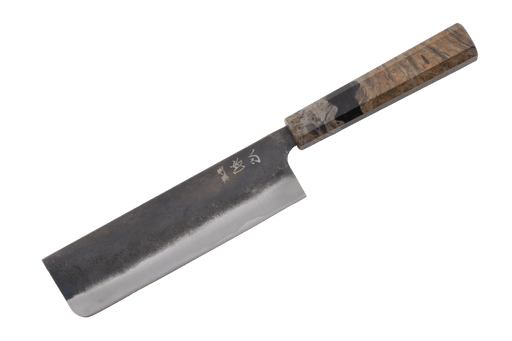 Hatsukokoro Kurogane Birch & Epoxy Nakiri 165mm - Kakushin