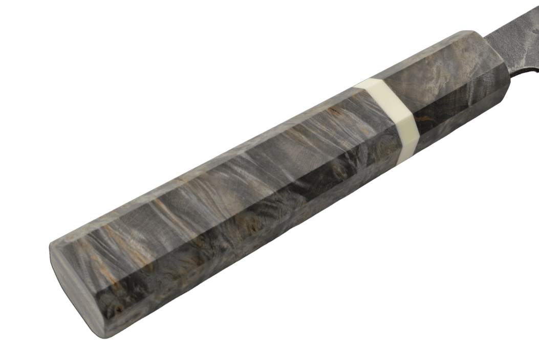 Hatsukokoro Kurogane Birch Gyuto 210mm - Kakushin