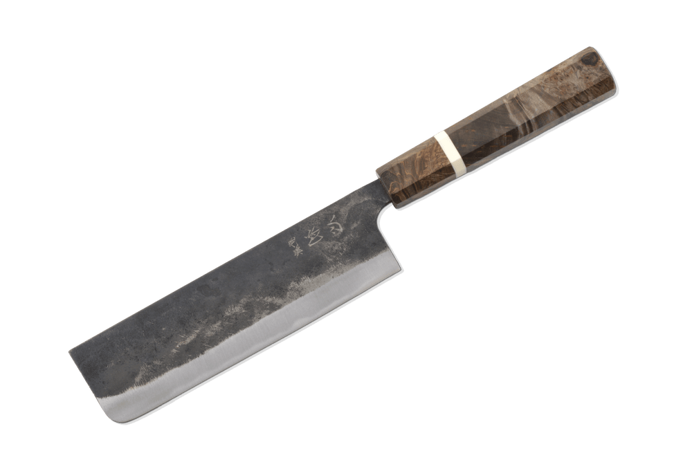 Hatsukokoro Kurogane Birch Nakiri 165mm