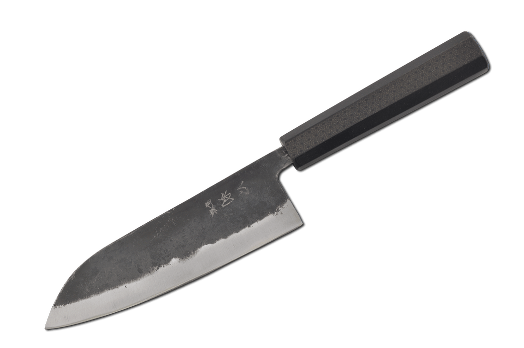 Hatsukokoro Kurogane Custom 368 Santoku 165mm - Kakushin