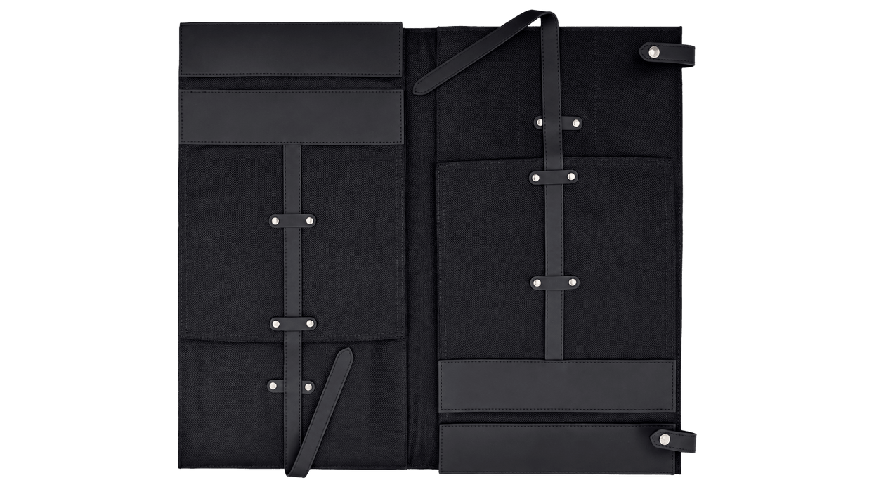 Hatsukokoro Luxury Leather & Microfiber Knife Bag (10 Slots) - Kakushin