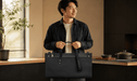 Hatsukokoro Luxury Leather & Microfiber Knife Bag (10 Slots) - Kakushin
