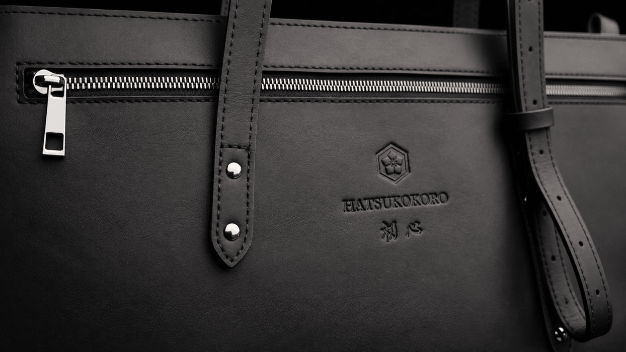 Hatsukokoro Luxury Leather & Microfiber Knife Bag (10 Slots) - Kakushin