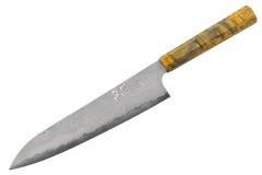 Hatsukokoro Ryusui AO2 Damascus Tiger Gyuto 240mm