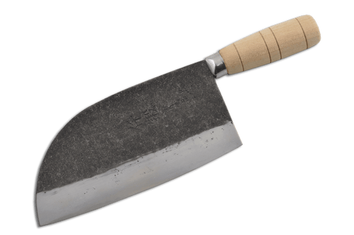 Hatsukokoro Sentan AO2 Kurouchi Tall Santoku 190mm - Kakushin
