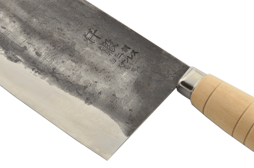 Hatsukokoro Sentan Shiro2 Kurouchi Chinese Cleaver 190mm - Kakushin