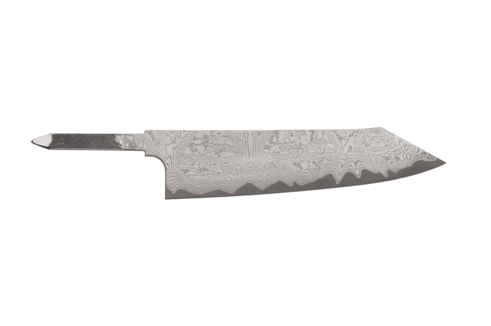 Hatsukokoro VG-XEOS Kurozome Damascus Kiritsuke 210mm (Blade Only)