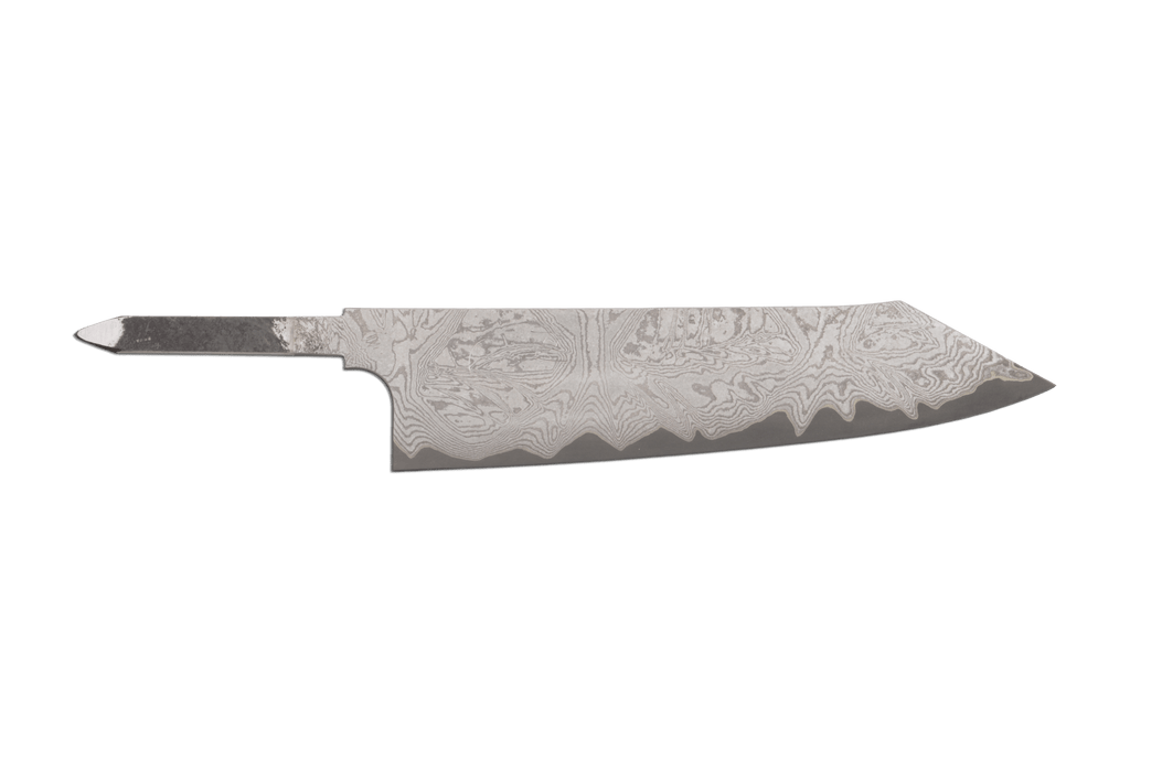 Hatsukokoro VG-XEOS Kurozome Damascus Kiritsuke 210mm (Blade Only) - Kakushin