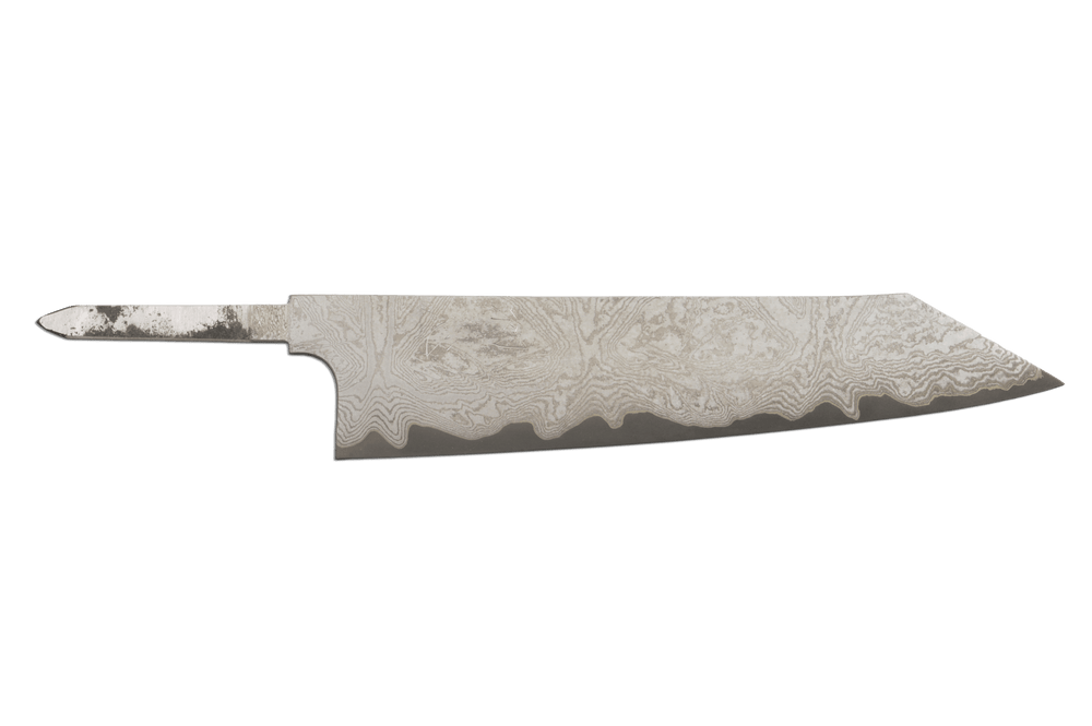 Hatsukokoro VG-XEOS Kurozome Damascus Kiritsuke 240mm (Blade Only)