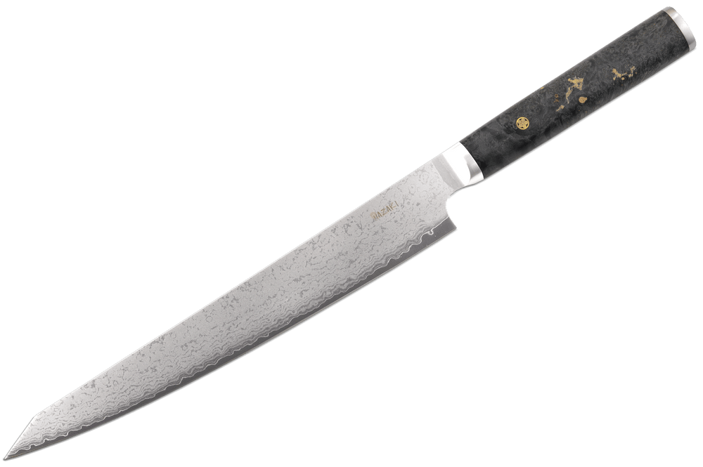 Hazaki Pro Érable Burl Sujihiki 240mm