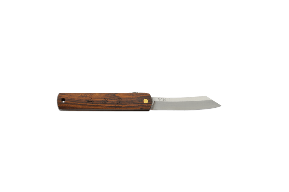 Higonokami Iron Wood Pocket Knife 70mm